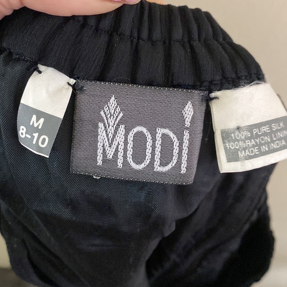 Vintage Modi Silk Sequins Skirt Size M - Picture 5 of 5